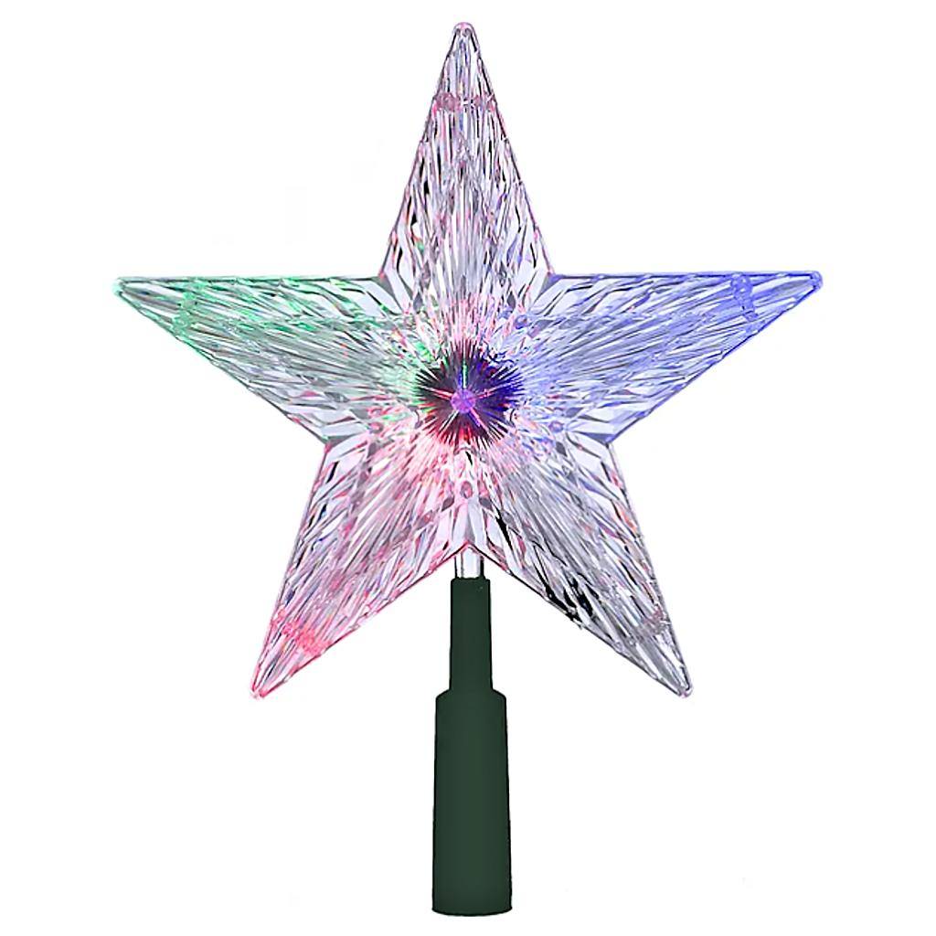 8.5" LED Color Changing Star Christmas Tree Topper 1
