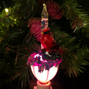 6" Cardinal Bubble Light Night Light 3