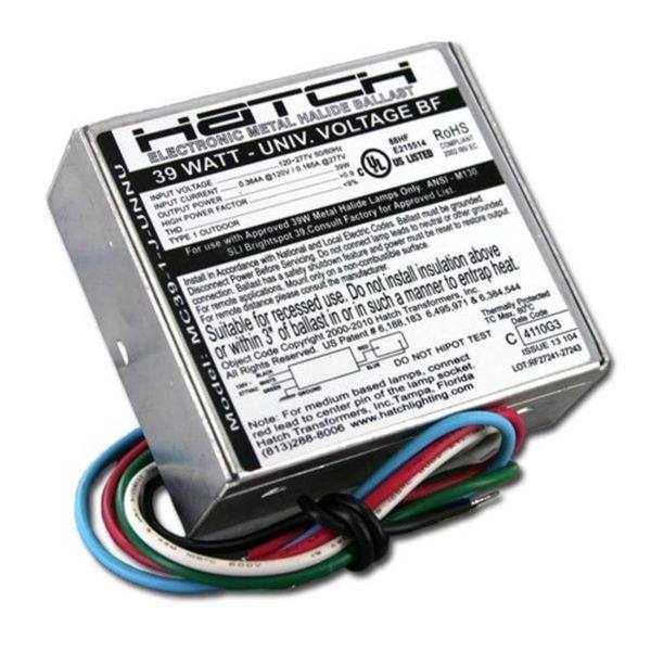 1 Lamp 39 watt 120/277 volt Metal Halide Ballast 1