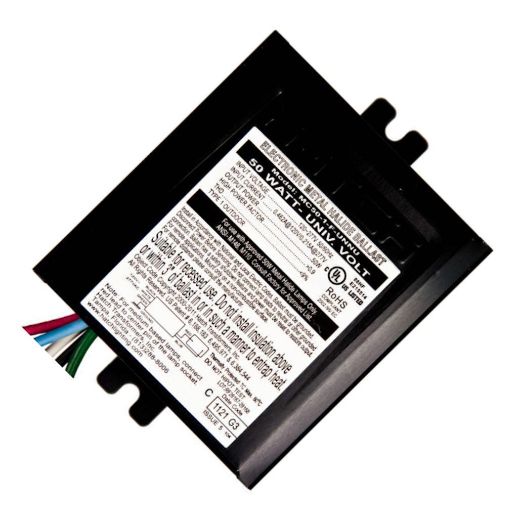1 Lamp 50 watt 120/277 volt Metal Halide Ballast 1