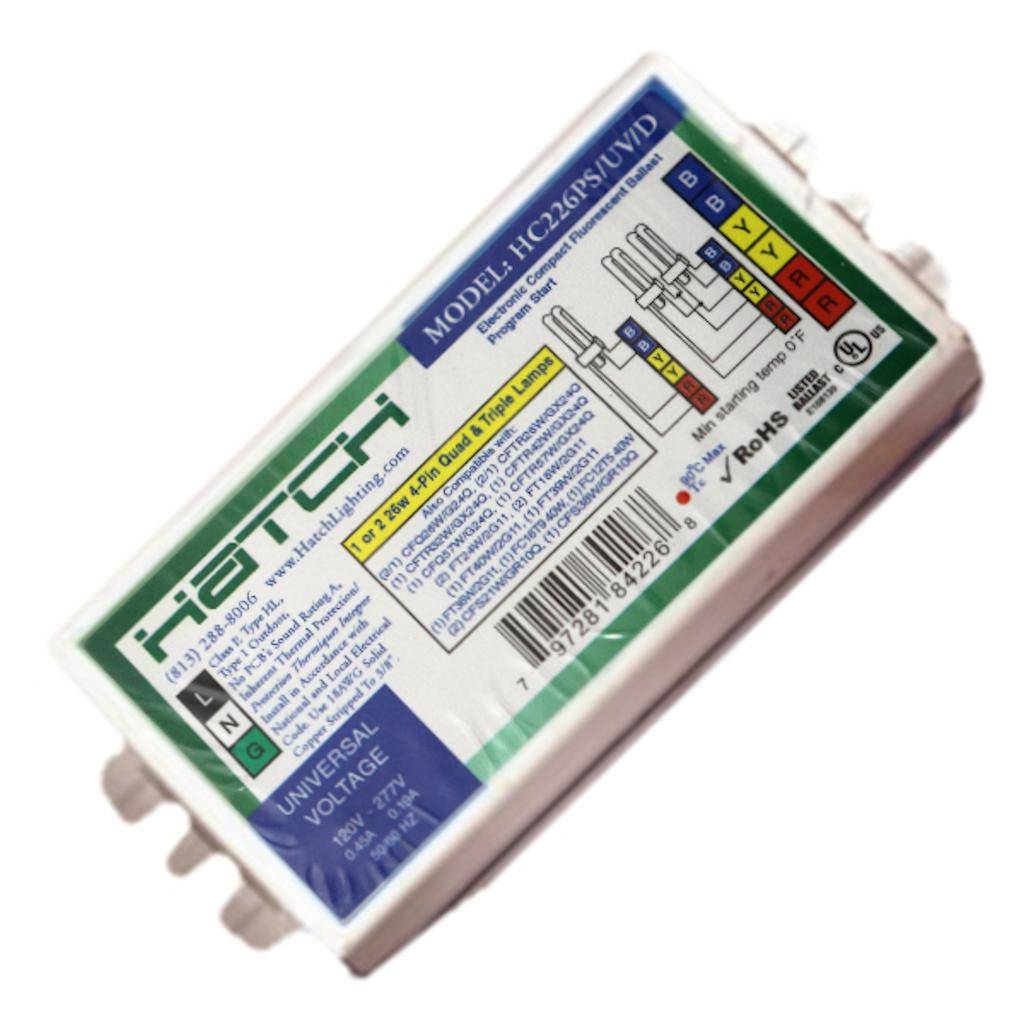 1-2 Lamp 26/42 watt 120/277 volt CFL Ballast 1