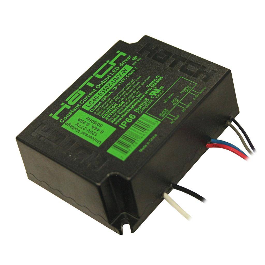 40 Watt 120/277 VAC Input Constant Current LED Driver 1