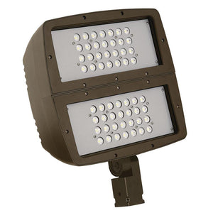195 watt 480 volt 5000K Daylight White LED Flood Light With Surge Protector 1