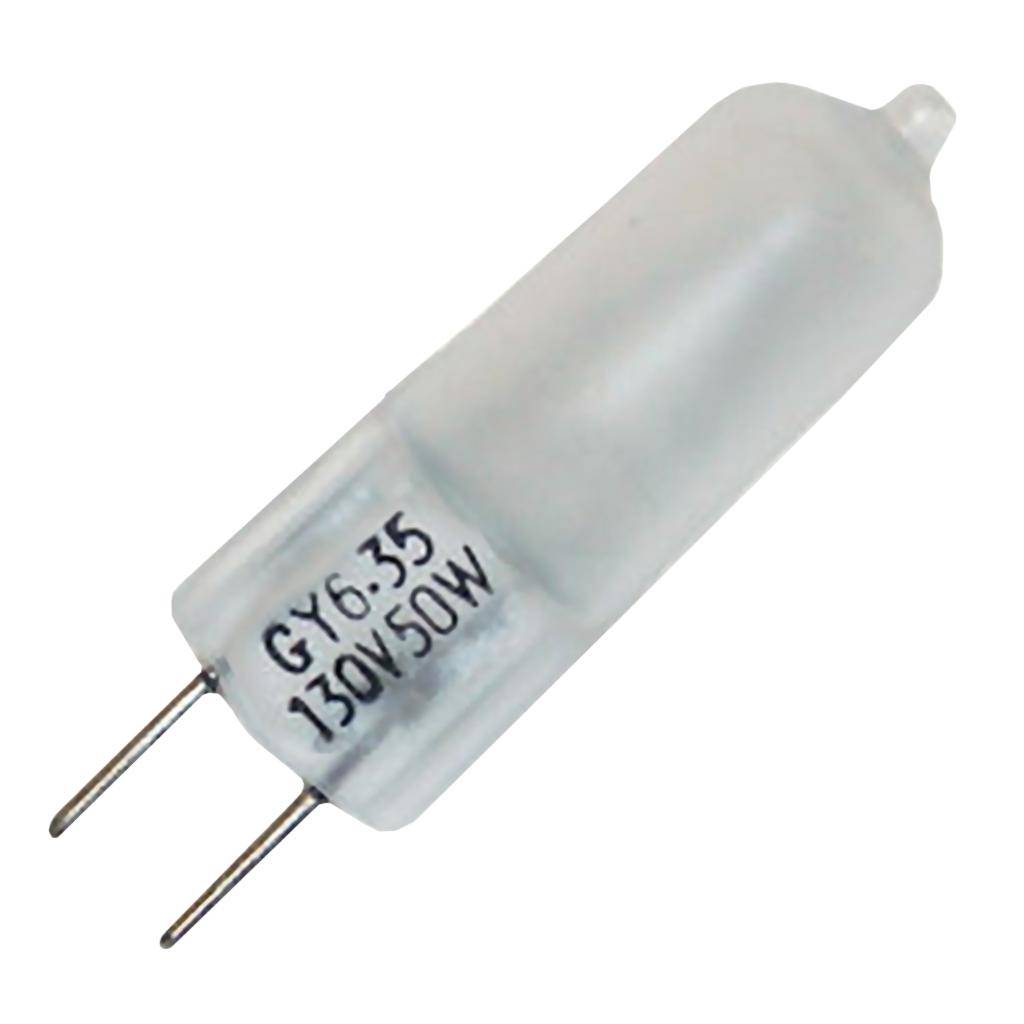 50 watt 130 volt T4 Bi-Pin Base Frosted 1