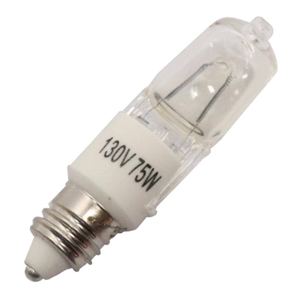 75 watt 130 volt T4 Miniature Candelabra Screw Base 1