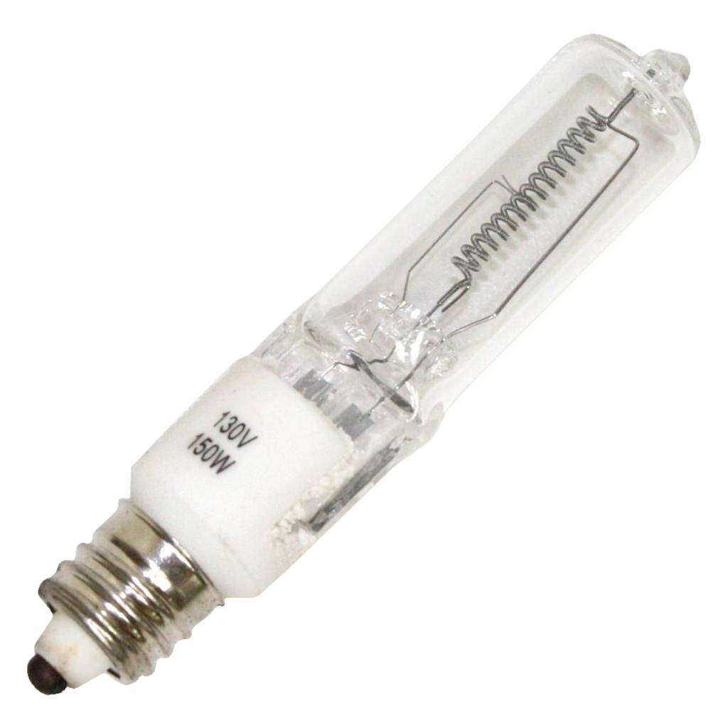 150 watt 130 volt T4 Miniature Candelabra Screw Base 1