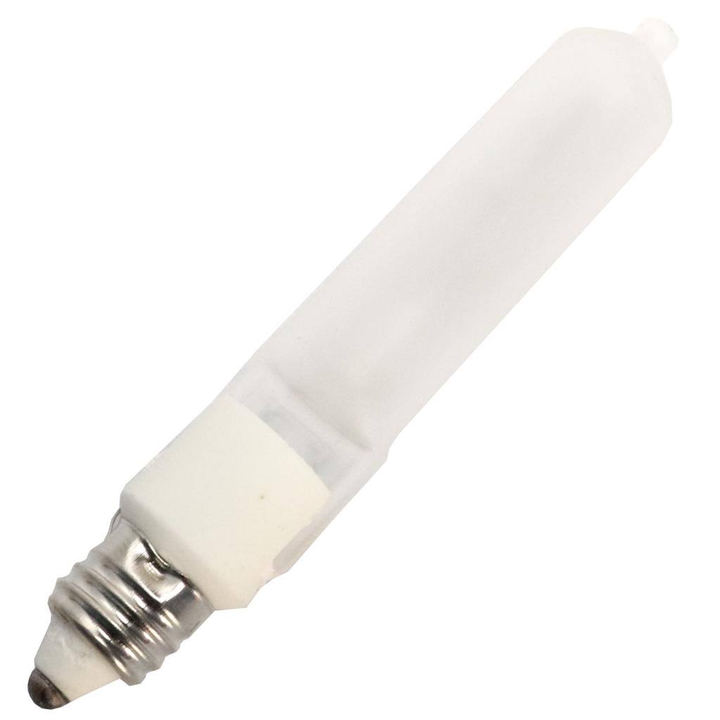 250 watt 130 volt T4 Miniature Candelabra Screw Base Frosted 1