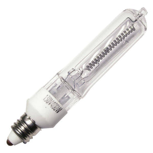 400 watt 130 volt T4.5 Miniature Candelabra Screw Base Clear 1