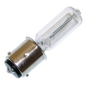 100 watt 130 volt T4 Double Contact Bayonet Base Clear 1