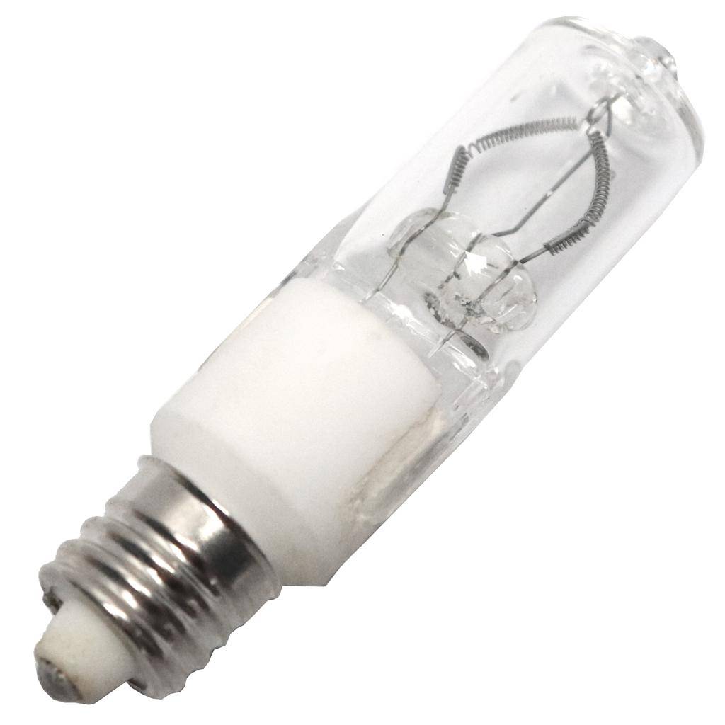 50 watt 120 volt T4 Miniature Candelabra Screw (E11) Clear 1
