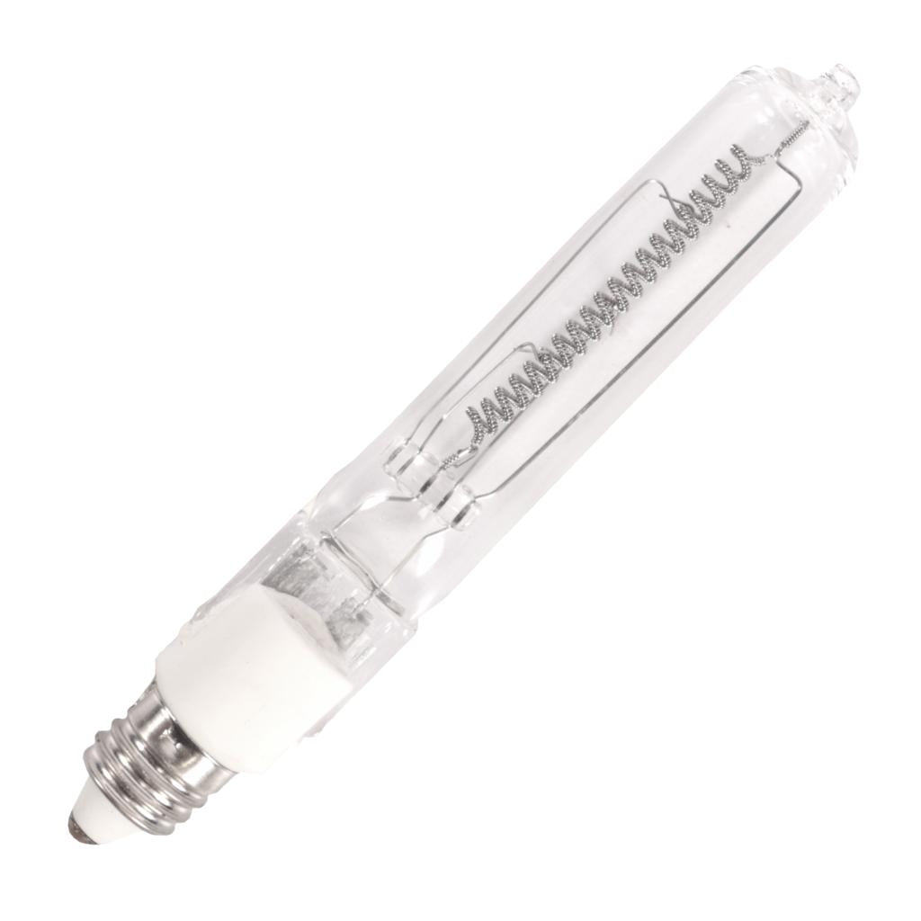 500 watt 120 volt T4 Miniature Candelabra Screw (E11) Clear 1