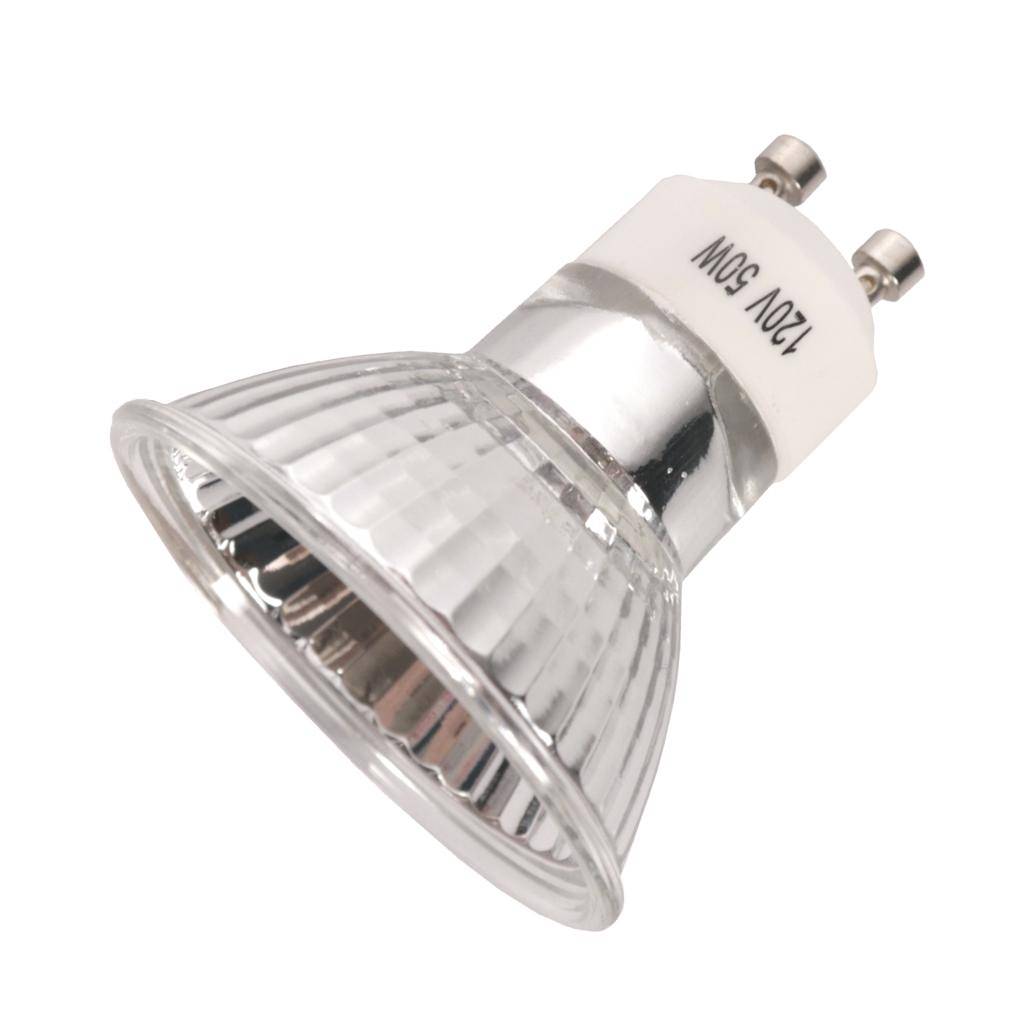 35 watt 120 volt MR16 Twist and Lock (GU10) Base Aluminum Flood Frosted Covered 1