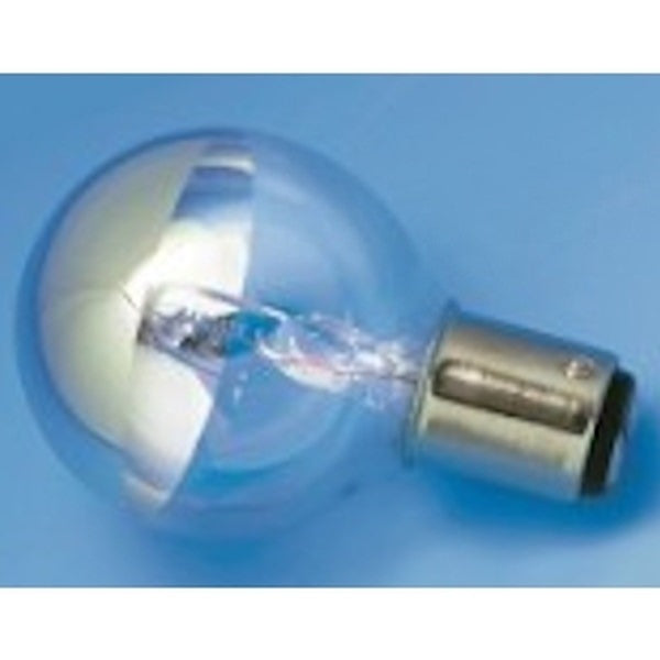 40 watt 24 volt G40SPT Double Contact Bayonet Base Silver Bowl 1