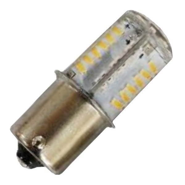 3 watt 10/36 volt BA15s Base 3000K Clear Non-Dimmable Water Proof LED 1
