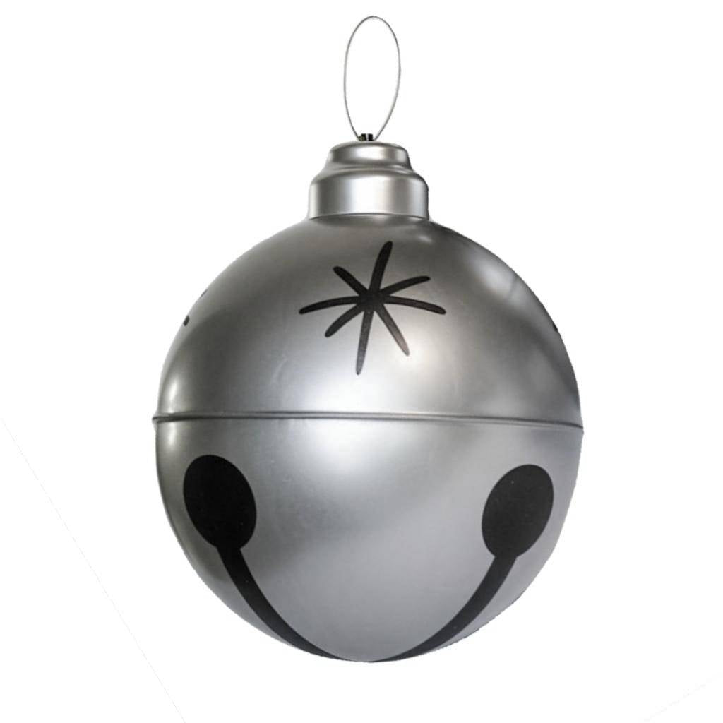 14" Silver Bell Inflatable Ornament (2 Pack) 1