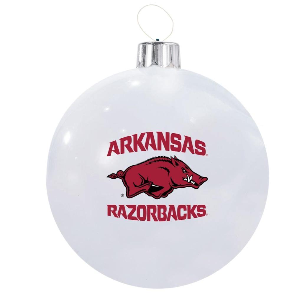 30" White University Of Arkansas® Inflatable Ornament 1