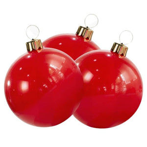 8" Classic Red Inflatable Mini Trio Ornament (3 Pack) 1