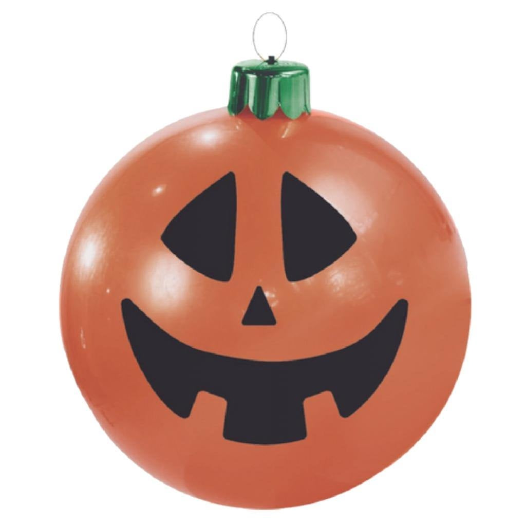 18" Orange Pumpkin Inflatable Ornament 1