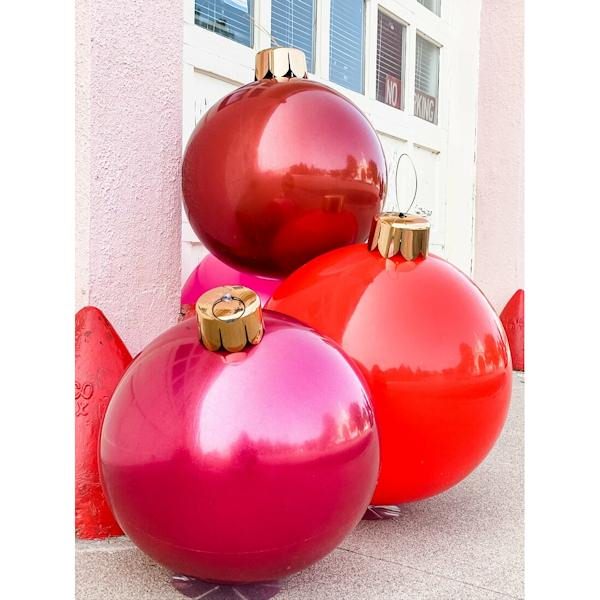 18" Cranberry Inflatable Ornament 2
