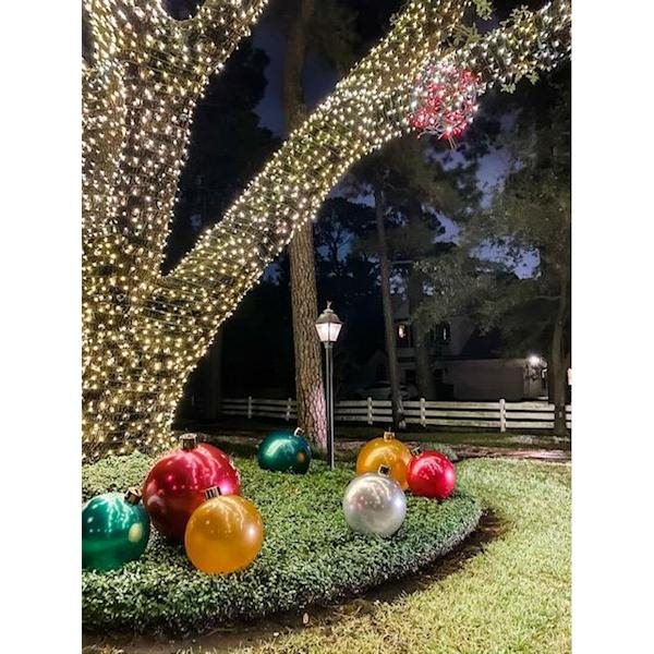 18" Holly Green Inflatable Ornament 3