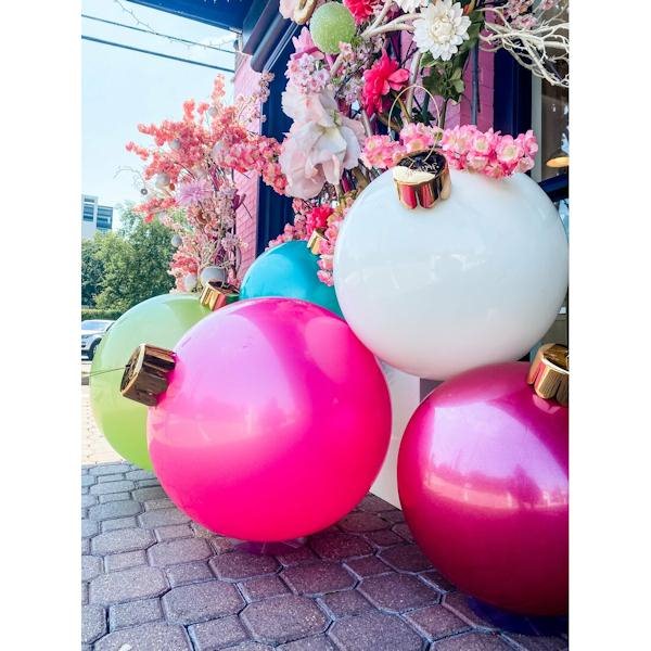 30" Teal Inflatable Ornament 3