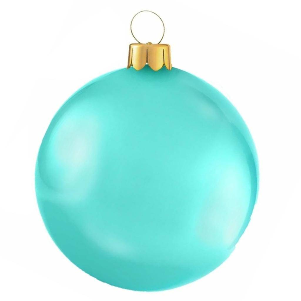 30" Teal Inflatable Ornament 1
