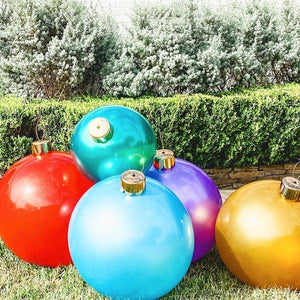 30" Light Blue Inflatable Ornament 2