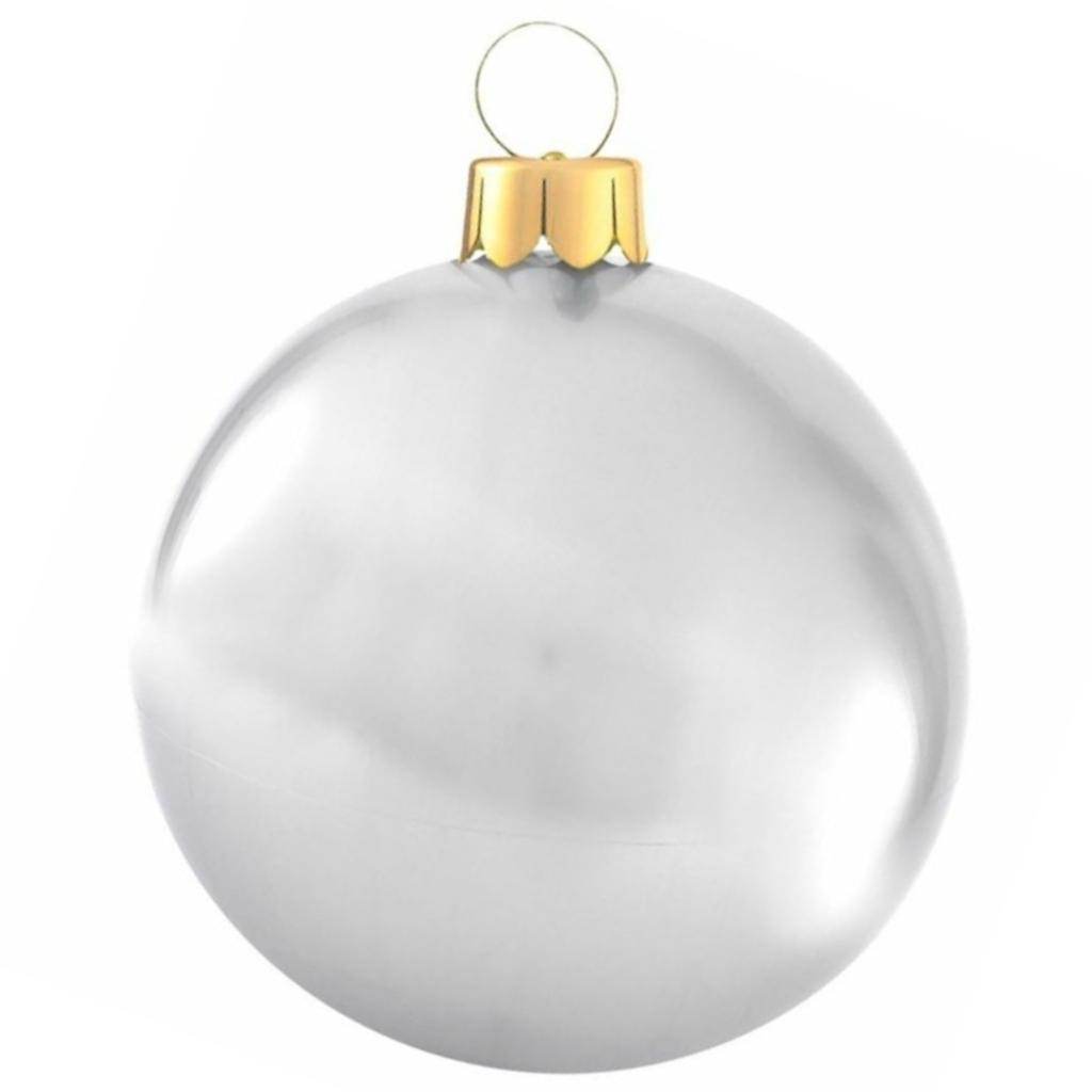 30" Silver Inflatable Ornament 1