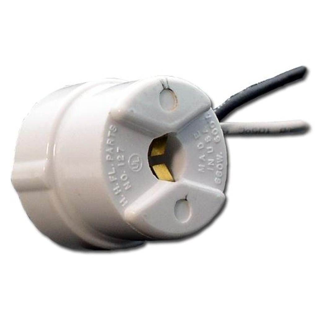 Slimline Plunger Fluorescent Lamp Holder 1