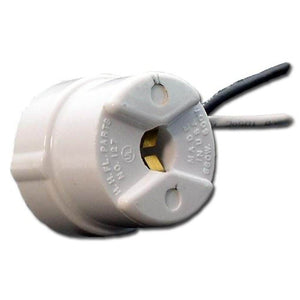 Slimline Plunger Fluorescent Lamp Holder 1