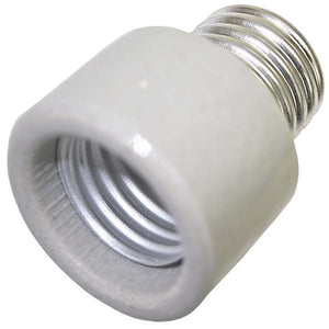 Porcelain Medium Screw Base (E26) Socket Extender (Extends Bulb 1.25") 2