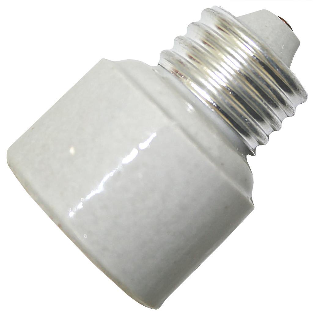 Porcelain Medium Screw Base (E26) Socket Extender (Extends Bulb 1.25") 1
