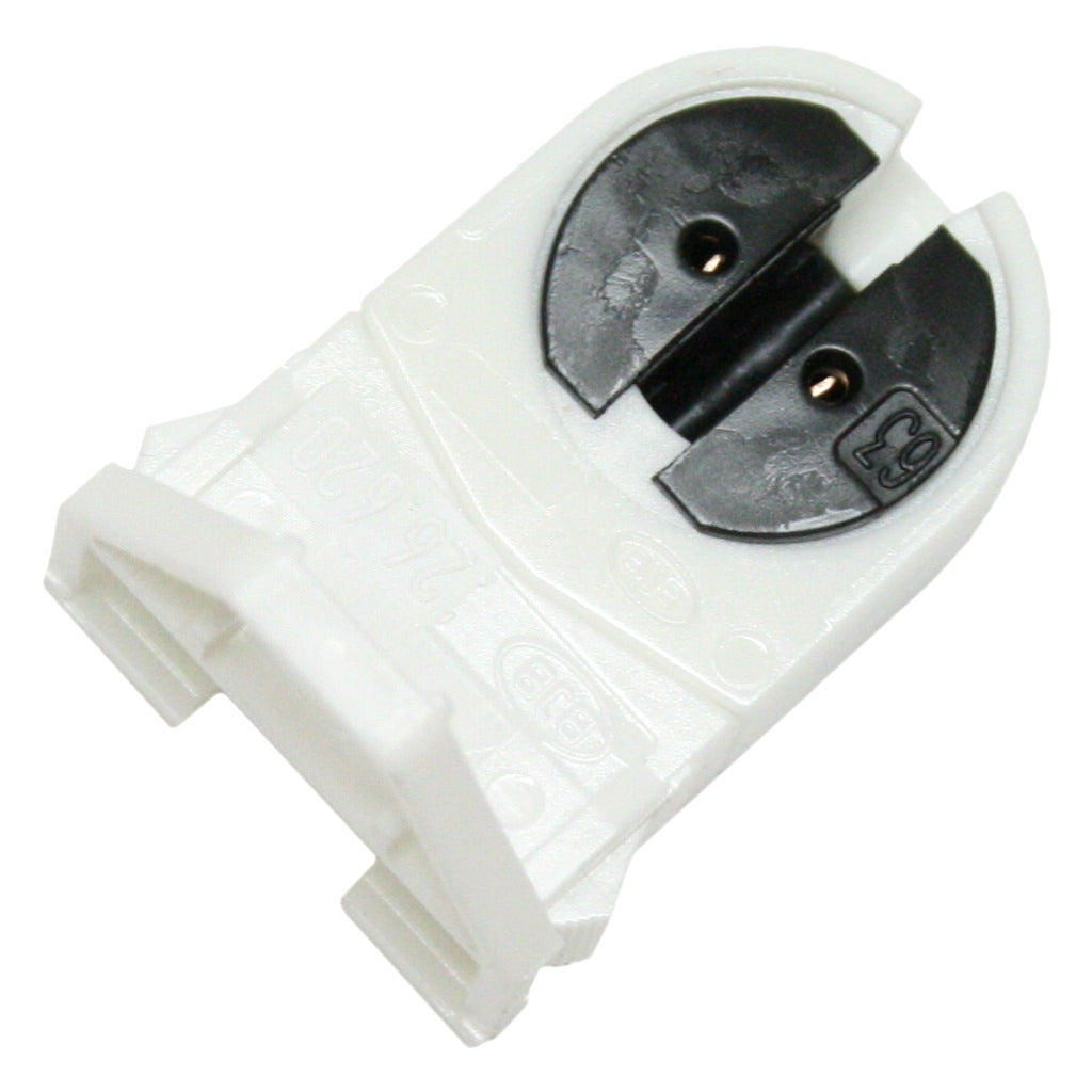 Unshunted T4 / T5  BiPin Rotary Lampholder with Stop 1