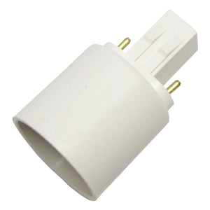2-Pin Base to Medium Screw Base Adapter 1