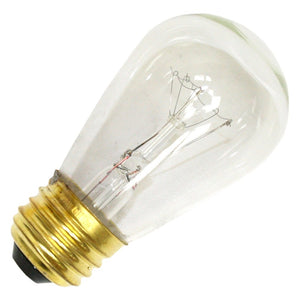 11 watt 130 volt S14 Medium Screw Base Clear 1