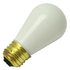 11 watt 130 volt S14 Medium Screw Base White 1