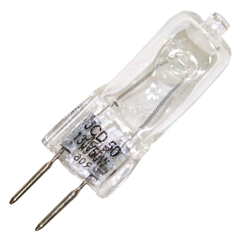 50 watt 130 volt T4 Bi-Pin Base Clear 1