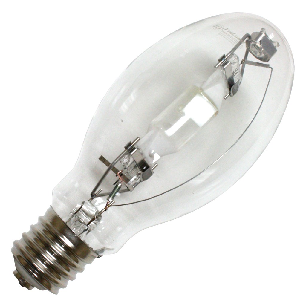 400 watt ED28 Mogul Screw Base 4000K Cool White Clear Metal Halide 1