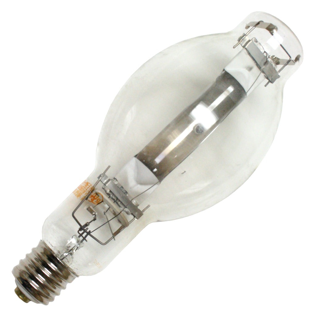 1,000 watt BT37 Mogul Screw Base 4000K Cool White Clear Metal Halide 1