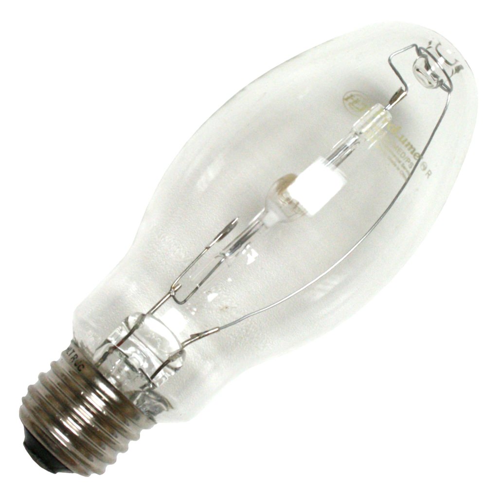 50 watt ED17 Medium Screw Base 4000K Cool White Clear Metal Halide 1