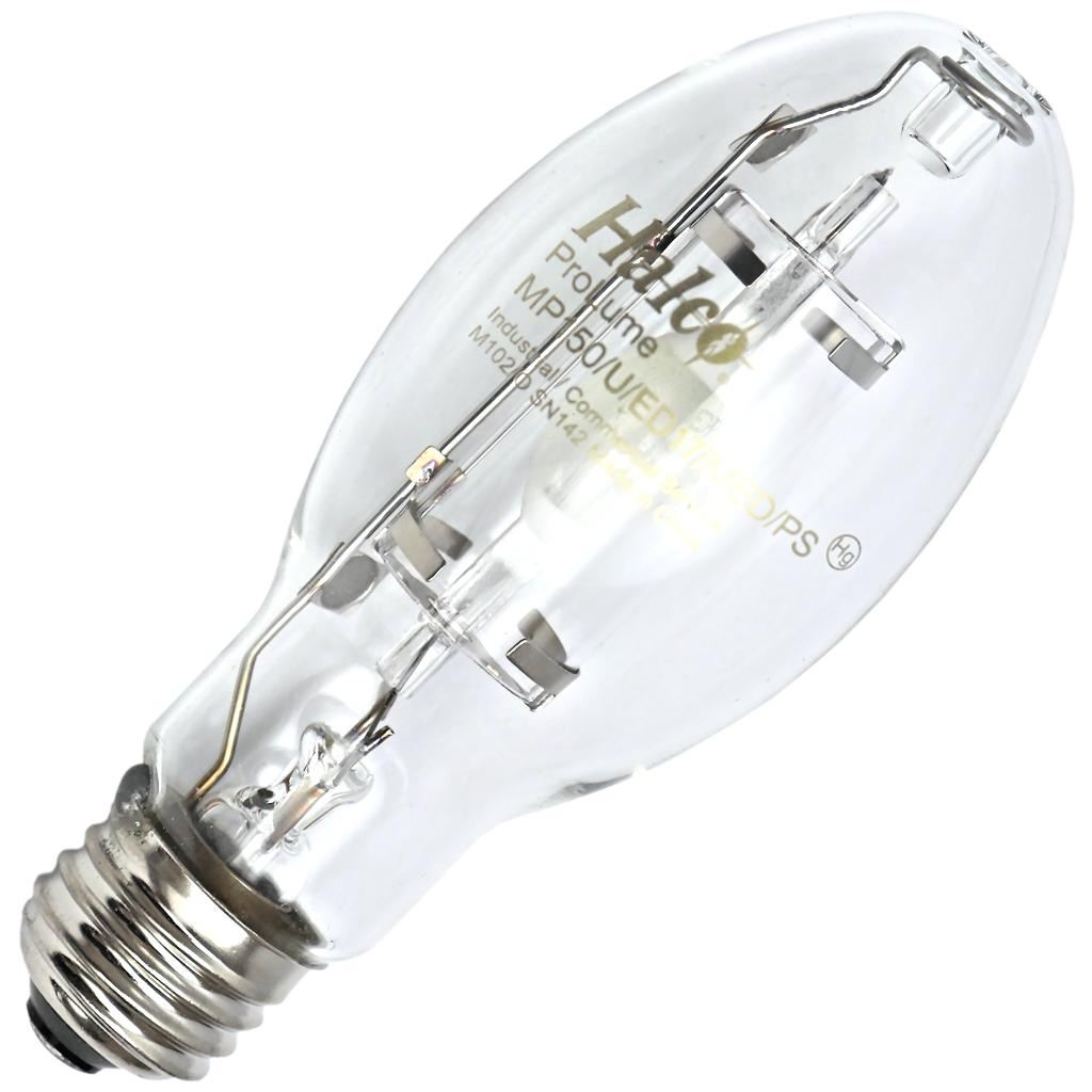 150 watt ED17 Medium Screw Base 4000K Cool White Clear Metal Halide 1