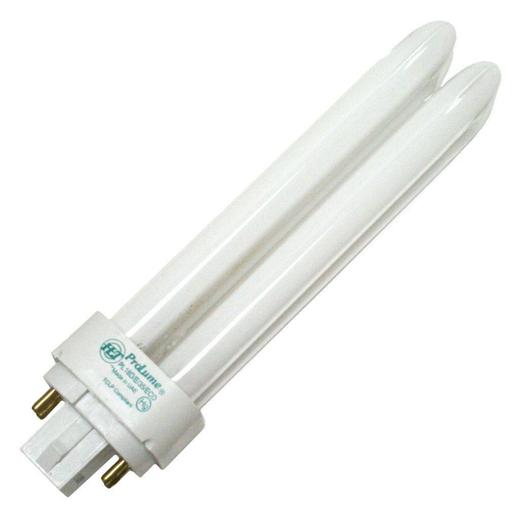18 watt T4 4-Pin Base 3500K Natural White CFL 1