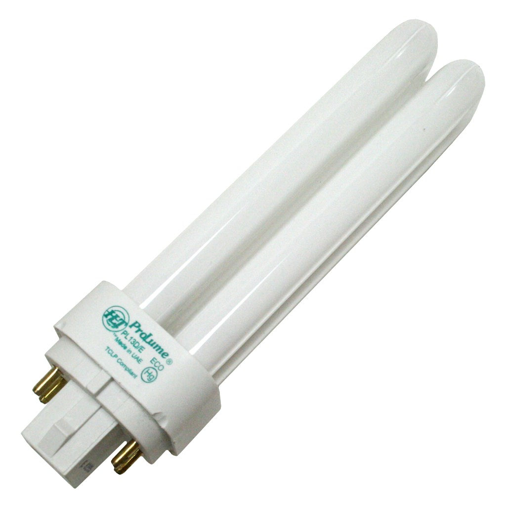 13 watt T4 4-Pin Base 2700K Warm White CFL 1
