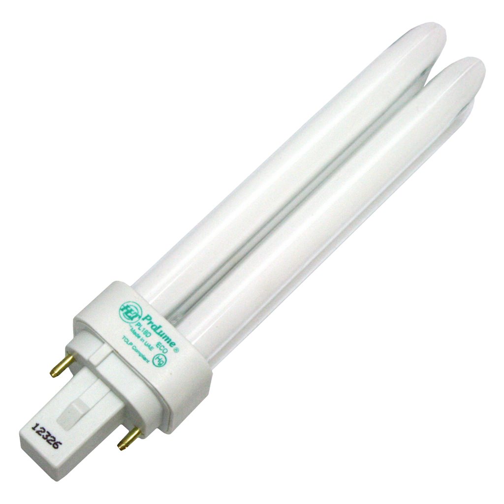 18 watt T4 2-Pin Base 2700K Warm White CFL 1