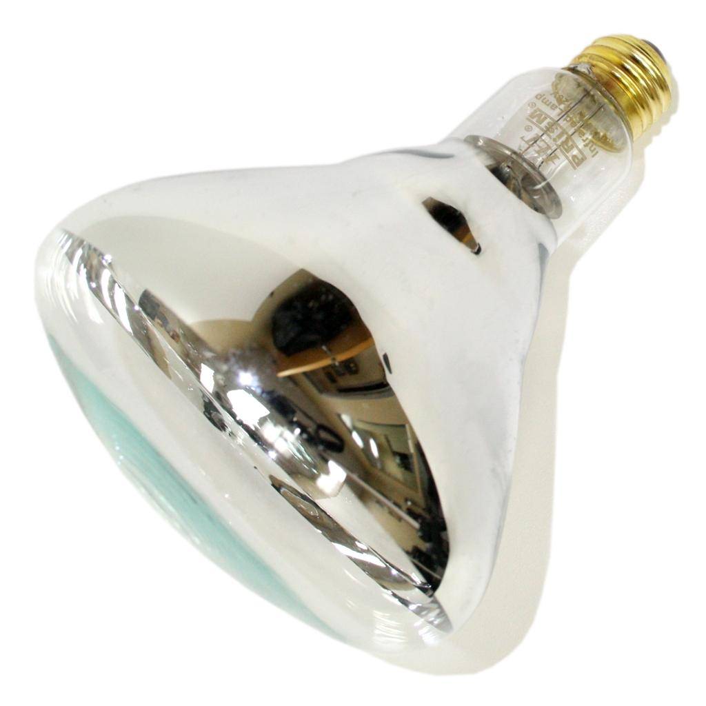 125 watt 120 volt BR40 Medium Screw Base Long Life Clear 1