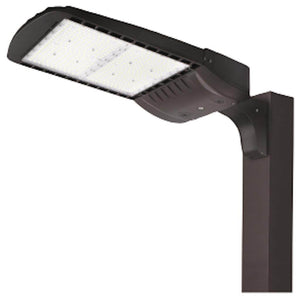 240 watt 120/277 volt 4000K Cool White Bronze Type V Dimmable LED Area Light 1