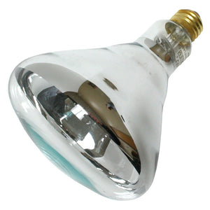 250 watt 120 volt BR40 Medium Screw Base Long Life Clear 1