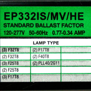 2-3 Lamp 120/277 volt T8 Ballast 2