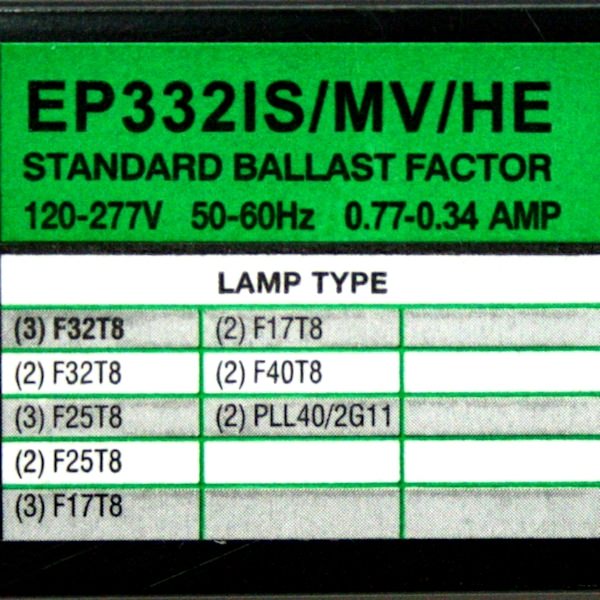 2-3 Lamp 120/277 volt T8 Ballast 2