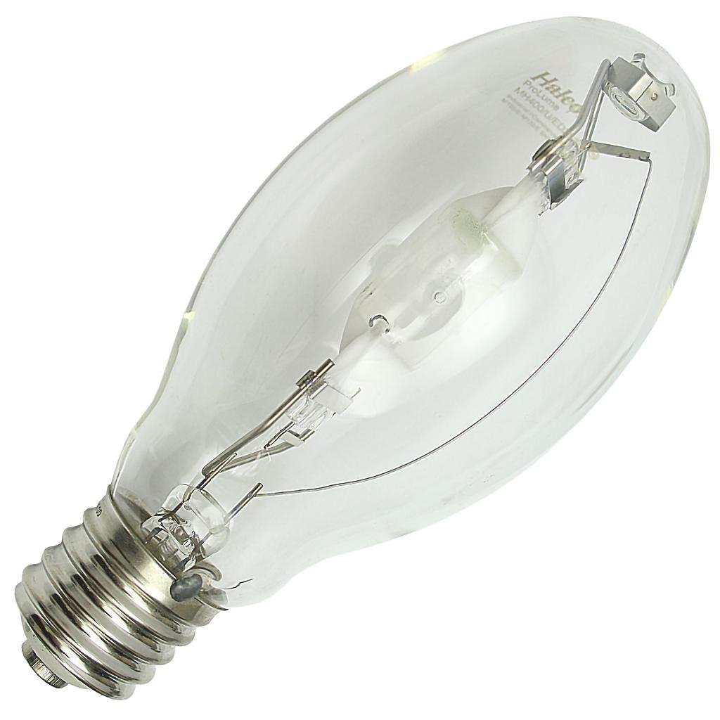 400 watt ED28 Mogul Screw Base 4000K Cool White Clear Metal Halide 1